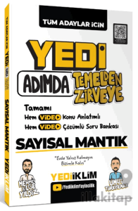 Yedi Adımda Temelden Zirveye Sayısal Mantık Video Konu Anlatımlı Video Çözümlü Soru Bankası