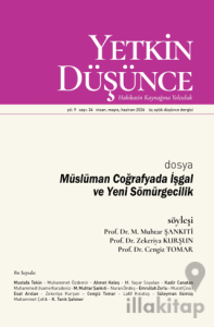 Yetkin Düşünce Dergisi Yıl: 9 Sayı 34 - Nisan, Mayıs, Haziran 2026