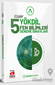 YÖKDİL Fen Bilimleri 5 Deneme Sınavı (Video Çözümlü)