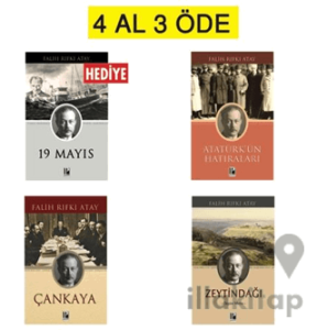 Zeytindağı-Çankaya-Atatürk’ün Hatıraları Seti-19 Mayıs Seti 4 al 3 öde (1 kitap hediye)