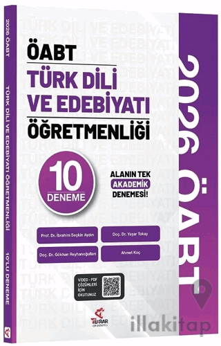 026 ÖABT MEB-AGS Türk Dili ve Edebiyatı Öğretmenliği 10 Deneme Çözümlü