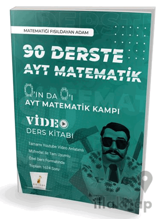 0'ın da 0'ı 90 Derste AYT Matematik Kampı Video Ders Kitabı