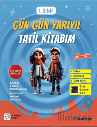 1. Sınıf Gün Gün Yarı Yıl Tatil Kitabım