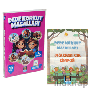 1. Sınıf Okuma Seti Dede Korkut Masalları 10 Kitap + Değerlendirme Kitapçığı İlaveli