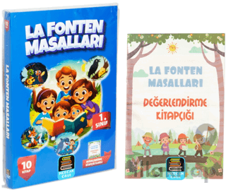 1. Sınıf Okuma Seti La Fonten Masalları 10 Kitap + Değerlendirme Kitap