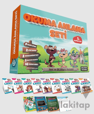 1. Sınıflar İçin Kuruyemiş Kardeşler ile Okuma Anlama Seti