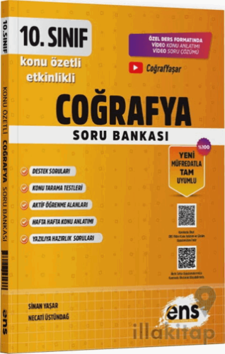 10. Sınıf Coğrafya Etkinlikli Soru Bankası