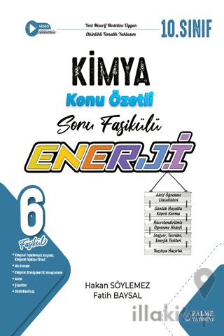 10. Sınıf Enerji Kimya Konu Özetli Soru Fasikülleri (6 Fasikül)