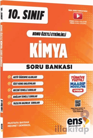 10. Sınıf Kimya Konu Özetli Etkinlikli Soru Bankası