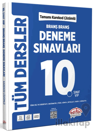 10. Sınıf Tüm Dersler Branş Branş Tamamı Çözümlü Deneme Sınavları