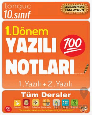 10. Sınıf Yazılı Notları 1. Dönem 1 ve 2. Yazılı