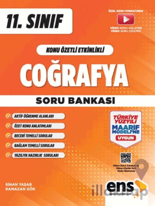 11. Sınıf Coğrafya Konu Özetli Etkinlikli Soru Bankası