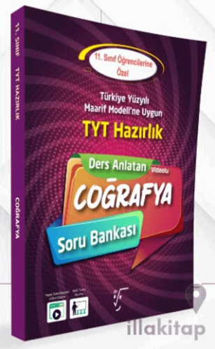11. Sınıf TYT Hazırlık Ders Anlatan Coğrafya Soru Bankası