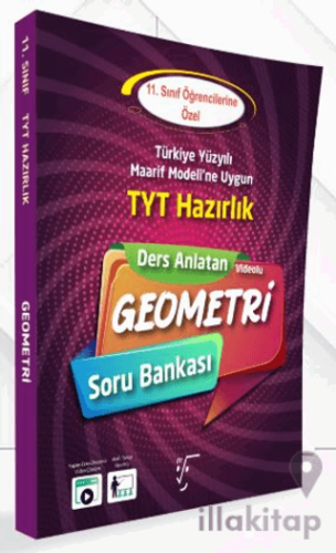 11. Sınıf TYT Hazırlık Ders Anlatan Geometri Soru Bankası