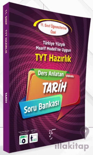 11. Sınıf TYT Hazırlık Ders Anlatan Tarih Soru Bankası