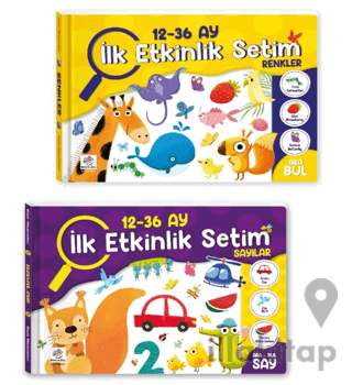 12-36 Ay İlk Etkinlik Kitabım Seti (Sayılar - Renkler)