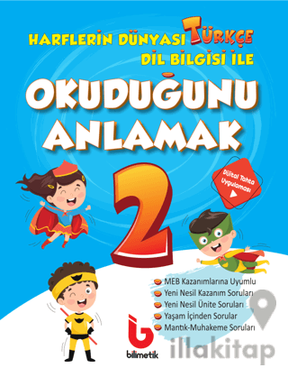 2. Sınıf Harflerin Dünyası Türkçe Dil Bilgisi ile Okuduğunu Anlamak