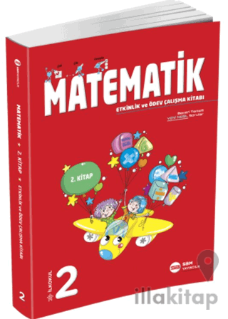 2. Sınıf Matematik Etkinlik ve Ödev Çalışma Kitabı 2. Kitap