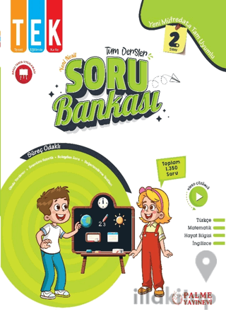 2. Sınıf Tek Tüm Dersler Yeni Nesil Soru Bankası