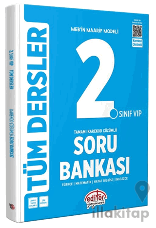 2. Sınıf Tüm Dersler Soru Bankası Karekod Çözümlü