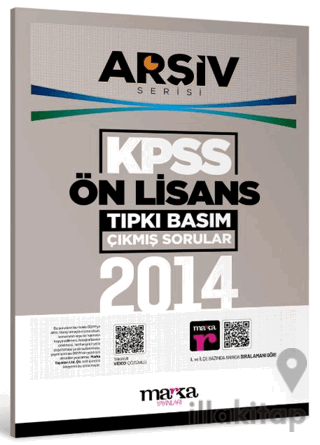 2014 KPSS Ön Lisans Arşiv Serisi Tıpkı Basım Çıkmış Sorular