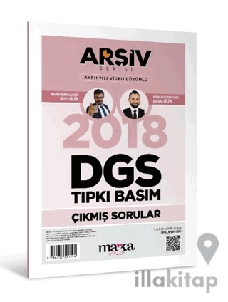 2018 DGS Arşiv Serisi Tıpkı Basım Çıkmış Sorular