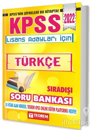 2022 KPSS Lisans Türkçe Sıradışı Soru Bankası