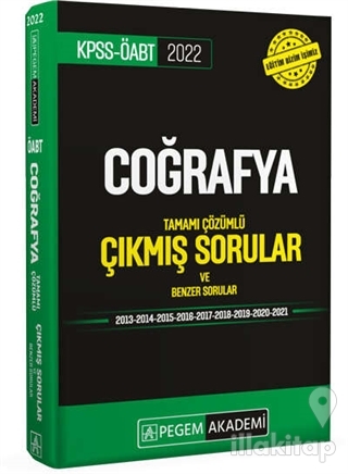 2022 ÖABT Coğrafya Tamamı Çözümlü Çıkmış Sorular ve Benzer Sorular