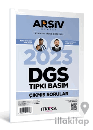 2023 DGS Arşiv Serisi Tıpkı Basım Çıkmış Sorular