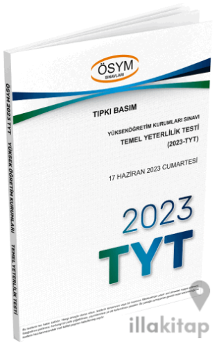 2023 YKS TYT Çıkmış Sorular Tıpkı Basım