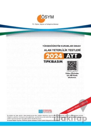 2024 AYT Çıkmış Sorular Video Çözümlü