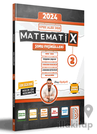 2024 KPSS ALES DGS Matematix Soru Fasikülleri - 2