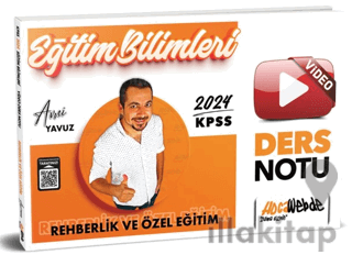 2024 KPSS Eğitim Bilimleri Rehberlik ve Özel Eğitim Video Ders Notları