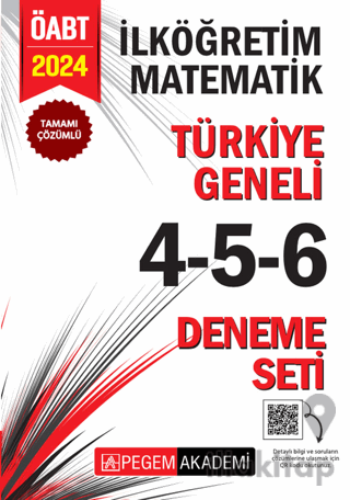 2024 KPSS ÖABT İlköğretim Matematik Tamamı Çözümlü Türkiye Geneli 4-5-6 (3'lü Deneme Seti)