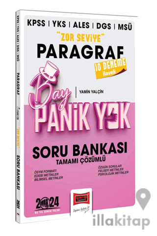 2024 KPSS YKS MSÜ Bay Panik Yok Paragraf Zor Seviye Tamamı Çözümlü Soru Bankası