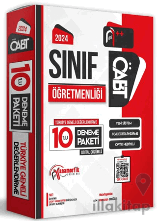 2024 ÖABT SINIF Öğretmenliği 10 Dijital Çözümlü Deneme