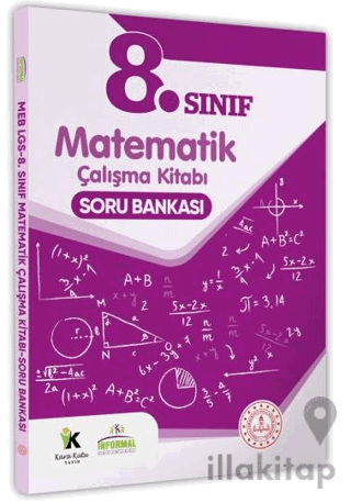 2025 8. Sınıf LGS Matematik MEB Çalışma Kitabı Soru Bankası