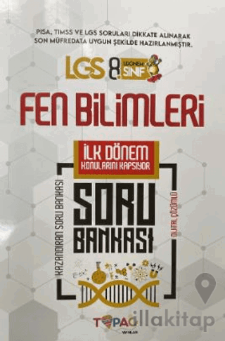2025 8. Sınıf Yeni Sistem LGS Fen Bilimleri Dijital Çözümlü Soru Bankası