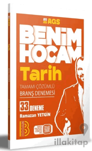 2025 AGS Tarih Tamamı Çözümlü 33 Branş Deneme Benim Hocam Yayınları
