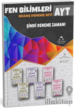 2025 AYT Fen Bilimleri 6 Fasikül 42 Deneme Sınavı Seti + Defter Hediyeli