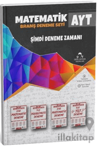 2025 AYT Matematik Deneme Sınavı Seti + Defter Hediyeli