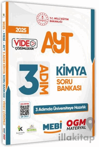 2025 AYT MEBİ-OGM 3 ADIM Kimya Soru Bankası Video Çözümlü