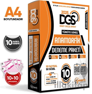 2025 DGS 10lu Deneme Paketi Özgün Yeni Nesil Türkiye Geneli Dijital Çö
