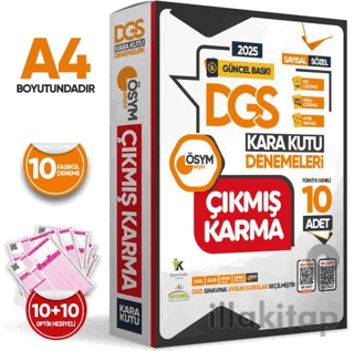 2025 DGS ÖSYM Çıkmış Soru Karma Kara Kutu Türkiye Geneli Deneme Çözüml