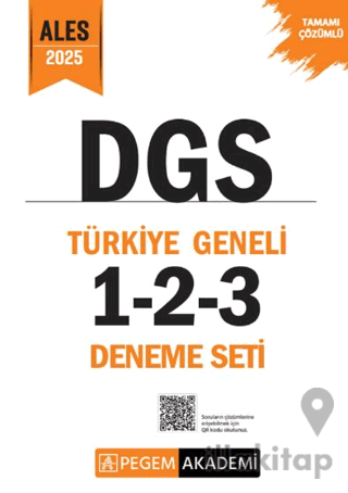 2025 DGS Tamamı Çözümlü Türkiye Geneli 1-2-3 (3'lü Deneme Seti)