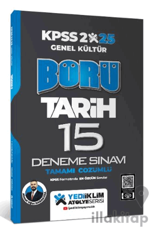 2025 Genel Kültür Börü Tarih Tamamı Çözümlü 15 Deneme Sınavı