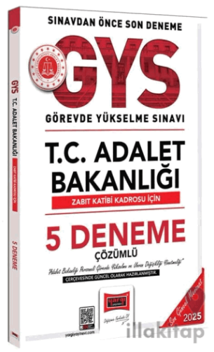 2025 GYS Adalet Bakanlığı Zabıt Katibi 5 Deneme
