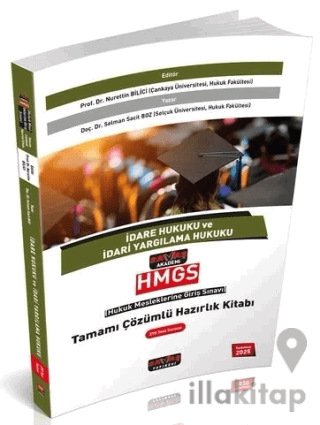 2025 HMGS İdare Hukuku ve İdari Yargılama Hukuku Hazırlık Kitabı Çözüm
