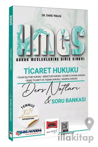 2025 Hukuk Mesleklerine Giriş Sınavı Ticaret Hukuku Ders Notları ve Soru Bankası