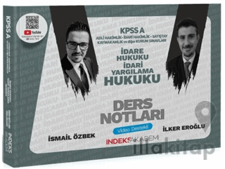 2025 KPSS A Grubu İdare ve İdari Yargılama Hukuku Video Ders Notları